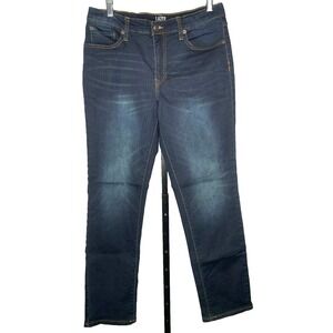 Lazer Boy's Slim Straight Dark Wash Blue Denim Jeans Size 18 no distressing